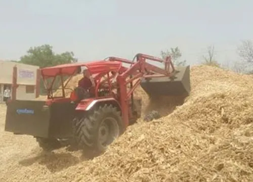 Tractor Mounted Biomass Briquette Loaders
