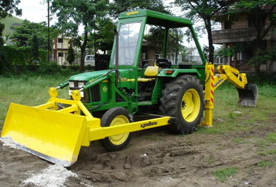 Tractor Mounted Backhoe