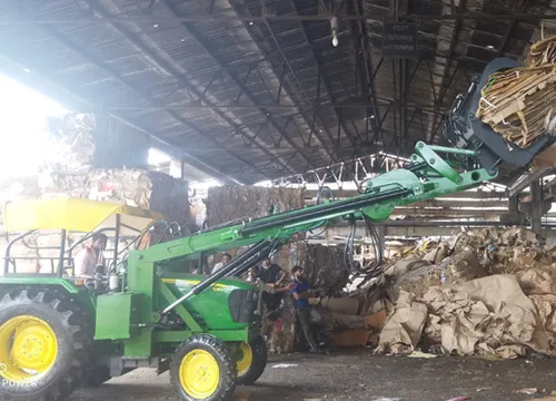 Telescopic Waste Paper Loader