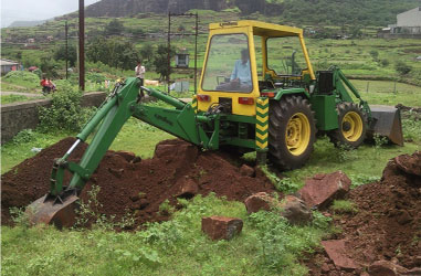 Tractor Mounted Backhoe