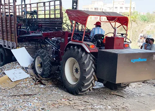 Waste Paper Telescopic Loader