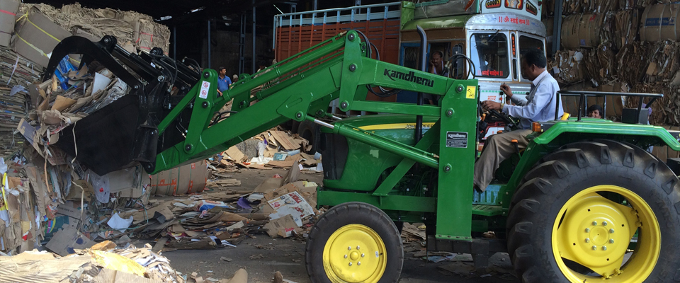 Paper Waste Handling Loader are the most demanding products in these days due to its efficiency of Handling Material.